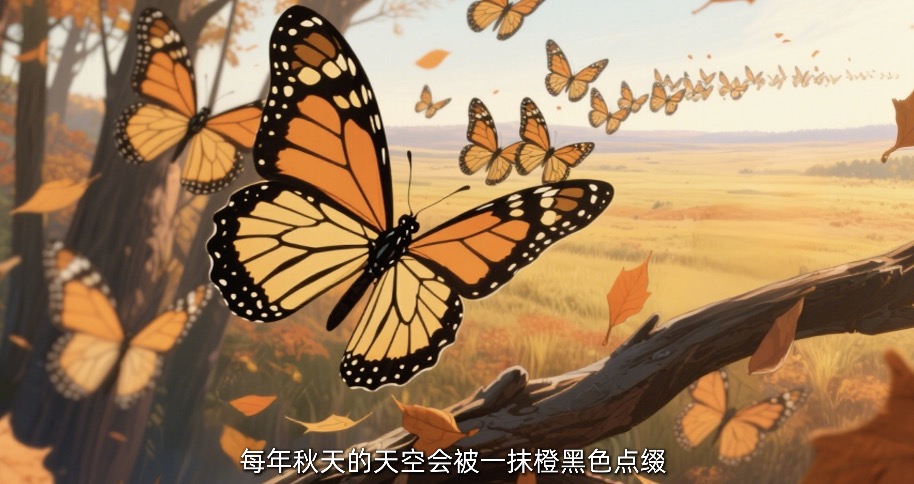 帝王蝶大迁徙