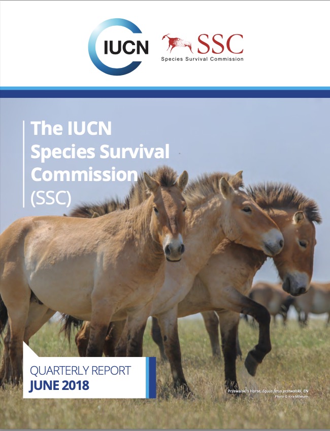 世界自然保护联盟IUCN：SSC Quarterly Report 2018 June