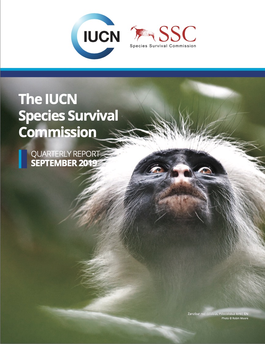 世界自然保护联盟IUCN：SSC Quarterly Report 2019 September