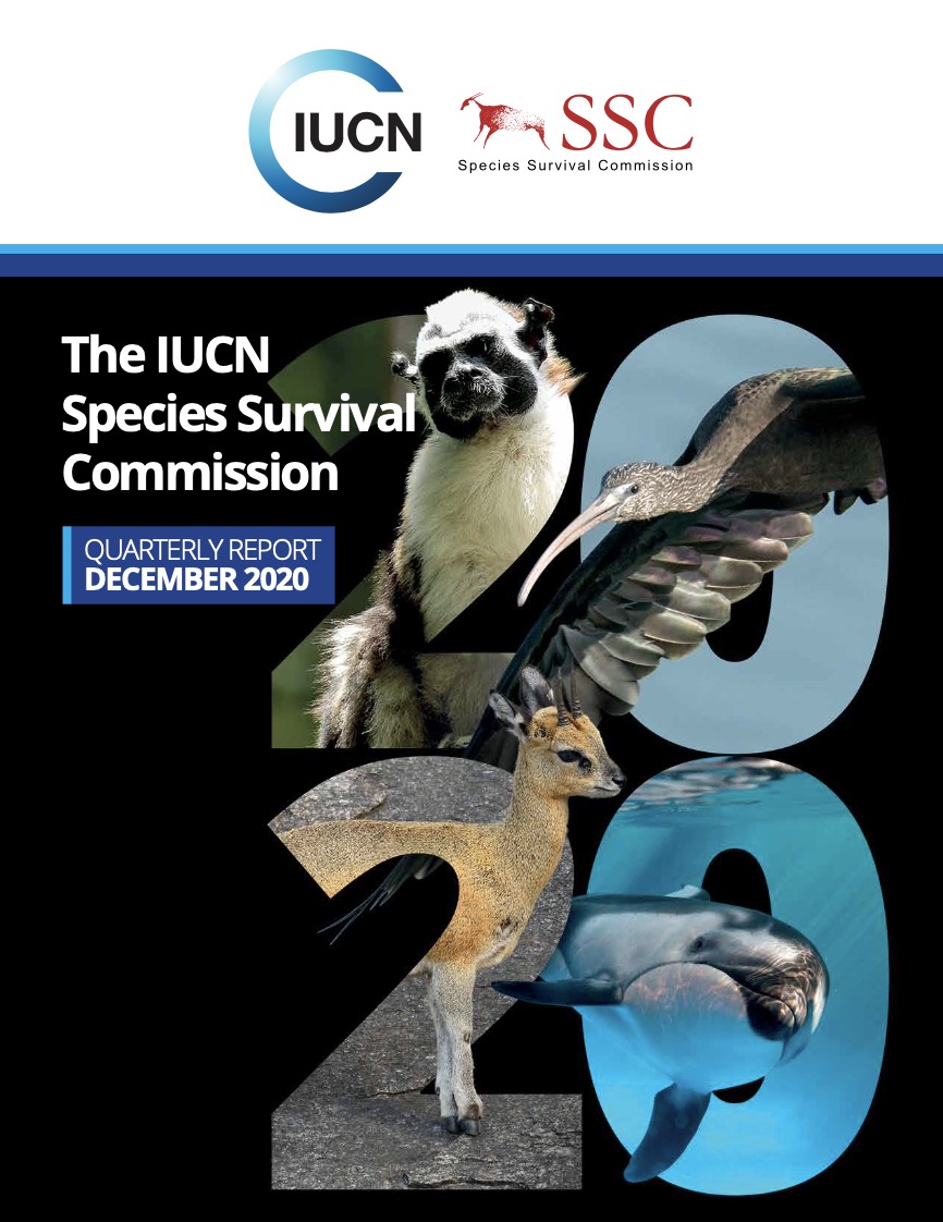 世界自然保护联盟IUCN：SSC Quarterly Report 2020 December